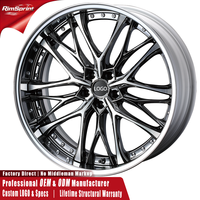 Velg Racing Forged Alloy Weds Kranze Ukuran 16-22 Inch 5x114.3 5x112 untuk Honda Accord Lexus ES Mazda 6 BMW Seri 5