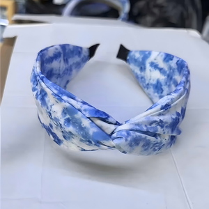 Diadema Tie Dye Directo de Fábrica, Diadema Bohemia con Estampado Personalizado OEM - Product Image 2