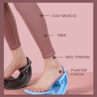 Planche d'étirement des mollets Foot Rocker, pédale d'étirement des muscles plantaires de la cheville, outil de massage des pieds pour le soulagement de la tendinite d'Achille, yoga et fitness