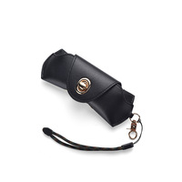 Étui à lunettes vintage en PU avec clip métallique, étui à lunettes de soleil en cuir PU, organiseur pour voyage, pochette pour lunettes, cadeaux de haute qualité