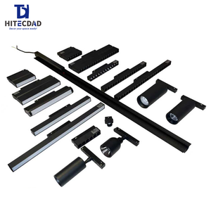 Système d'éclairage <span class=keywords><strong>sur</strong></span> <span class=keywords><strong>rail</strong></span> LED magnétique pour plafond de bureau ou boutique avec interrupteur intelligent Zigbee 30W 48V <span class=keywords><strong>rail</strong></span> 5mm - Product Image 1