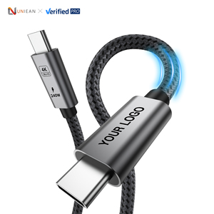 Uniean 2024 Chất Lượng Cao Nylon Bện Hợp Kim Nhôm Nhà Ở 20Gbps 3.2 Gen2 USB-C Loại C Cáp Pd100w Nhanh Chóng Sạc - Product Image 1