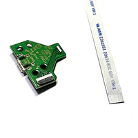 Ersatz-JDS-011 Ladeans chluss Socket Ladegerät Board mit 12 PIN Flex Kabel für PS4 Controller Reparatur teile