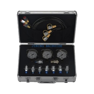 Kit de Manómetros para Bomba Hidráulica de Excavadora/Caja de Herramientas con Manómetro - Product Image 1