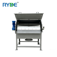 Nettoyeur de tamis rotatif automatique autonettoyant en acier inoxydable SS304, machine de tamisage à tambour rotatif, moteur, garantie 1 an, solide-liquide