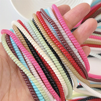 Protecteur de câble finition perle 1,4 m, gaine spirale pour câble de données, manchon de protection flexible pour câble de charge de téléphone
