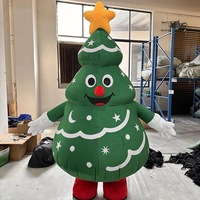 Nouveau modèle 2.6M gonflable arbre de noël mascotte Costume personnage de dessin animé pour la fête