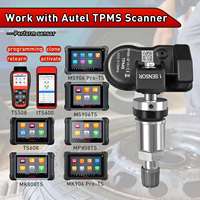 Capteurs de pression des pneus universels Autel MaxiTPMS MX, double fréquence 315 MHz/433 MHz, programmables, tige en caoutchouc, capteurs TPMS pour véhicules.
