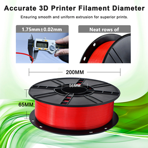 Filamento PLA Puls de Alta Velocidad para Impresión Iboss, Rojo 1 kg, Diámetro del Filamento 1.75 mm/3.00 mm, Filamento para Impresora 3D - Product Image 5