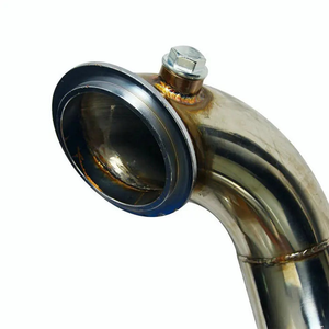 Échappement de tuyau de descente en acier inoxydable à bas <span class=keywords><strong>prix</strong></span> pour BMW N54 V2 2007-2010 <span class=keywords><strong>335i</strong></span> 2008-2012 135i 3 pouces - Product Image 3