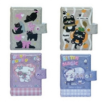 Carpeta para Photocards Kpop con Diseño de Cachorro de Dibujos Animados, Carpeta Desmontable para Photocards, Mini Álbum de Fotos con Diseño de Botón, Cuaderno