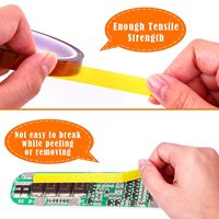 Ruban adhésif en silicone GOC Kapton PI Polyimide, rouleau d'isolation haute température pour la protection des composants électroniques