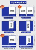 Dossiers de présentation personnalisés de qualité garantie, format A4 A5, avec logo personnalisé, pochettes de classement pour bureau, logo personnalisé