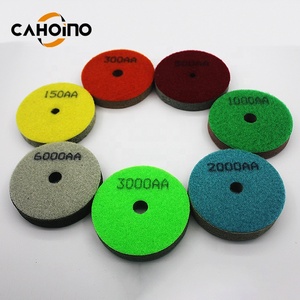 Éponges <span class=keywords><strong>abrasives</strong></span> en fibre de 4 pouces pour le polissage du marbre - Product Image 6