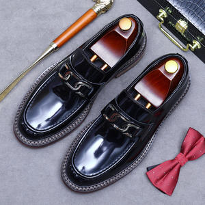 New British Casual Luxury Handcrafted Men's Oxford <b>Leather</b> Formal <b>Shoes</b> Evergreen Anti-Slippery Breathable Wedding Professional - Product Image 1