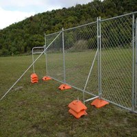 Panneaux de clôture temporaires YC en acier galvanisé pour chantier, barrière portable 7x8 pieds, fabricant
