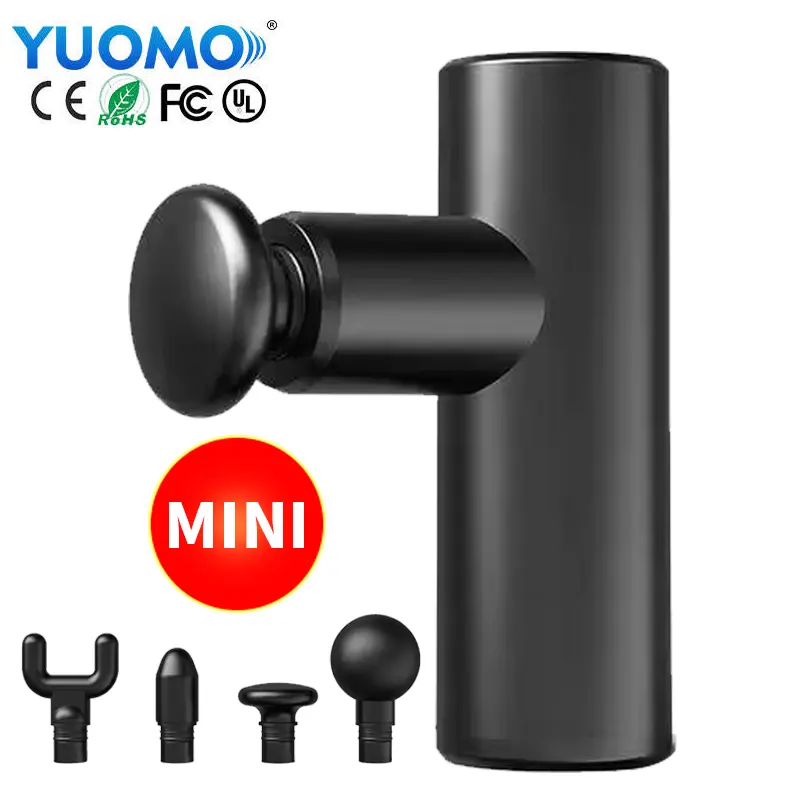 YUOMO Percussion Body พกพาขนาดเล็กนวดปืนนวดเท้า/นวดกล้ามเนื้อเนื้อเยื่อลึกปืน