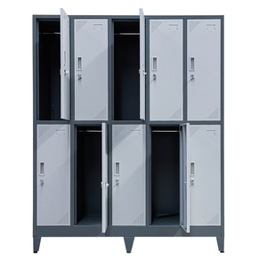 Armoire casier métallique, mobilier commercial, casier extérieur en métal pour école, casier de rangement 9, 12, 15, 18, 24 portes, casier de gym à vendre - Product Image 4