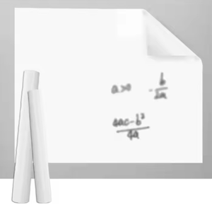 Tableau blanc magnétique mural déroulable, autocollant effaçable à sec, tableau noir et blanc pour enfants - Product Image 1