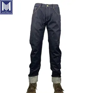 customized size patch rough thick 11- 22oz japanese style motorcycle beatle buster raw selvedge denim jeans for men