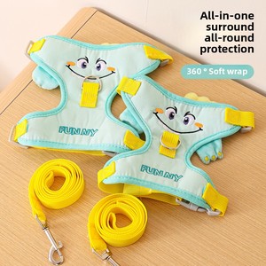 Cute Dinosaur Small Size <strong>Dog</strong> Leash Teddy <strong>Dog</strong> <strong>Chain</strong> <strong>Harness</strong> for Bichon Frize Cat Pet Leashes with Comfortable Features - Product Image 2