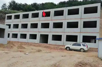 预制钢结构混凝土预制房屋传统设计的混凝土和钢材集装箱房屋