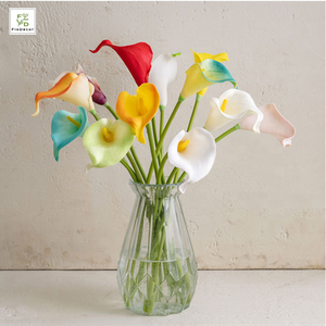 Ramo de Lirios Calla Artificiales Baratos en Oferta, Mini Ramo de Flores de PU con Tacto Real para Decoración de Bodas, Fiestas, Hogar, <span class=keywords><strong>Centro</strong></span> de Mesa - Product Image 4