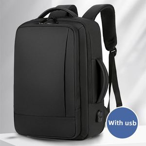 Multifunctional Waterproof Oxford Travel <b>Backpack</b> with USB Port Durable Laptop Bag Featuring Arcuate Shoulder Strap 24L Capacity - Product Image 2