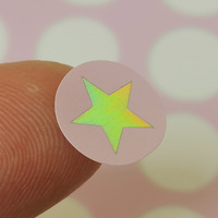 Feuille de vinyle personnalisée avec paillettes holographiques Coeur Déco Planner Kiss Cut Sticker Sheets