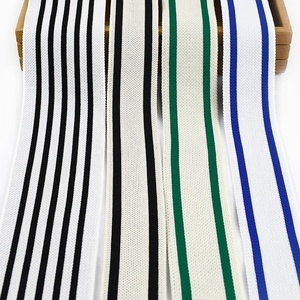 Meetee RD832 40/60mm accesorios de ropa rayas blancas y negras elástico Casual deportes hilo tejido decorativo correas - Product Image 1