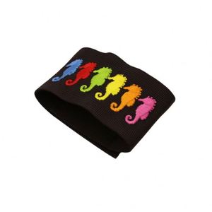 Bracelets de poignet et sangles de bras en tissu tricoté avec velcro, taille personnalisée, velcro brodé pour campagnes promotionnelles - Product Image 3