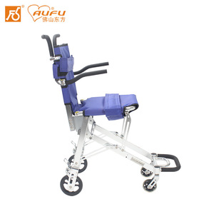 Silla de ruedas hemipléjica AUFU FS800LAJ de aleación de aluminio, manual, para movilidad de personas con discapacidad. - Product Image 3