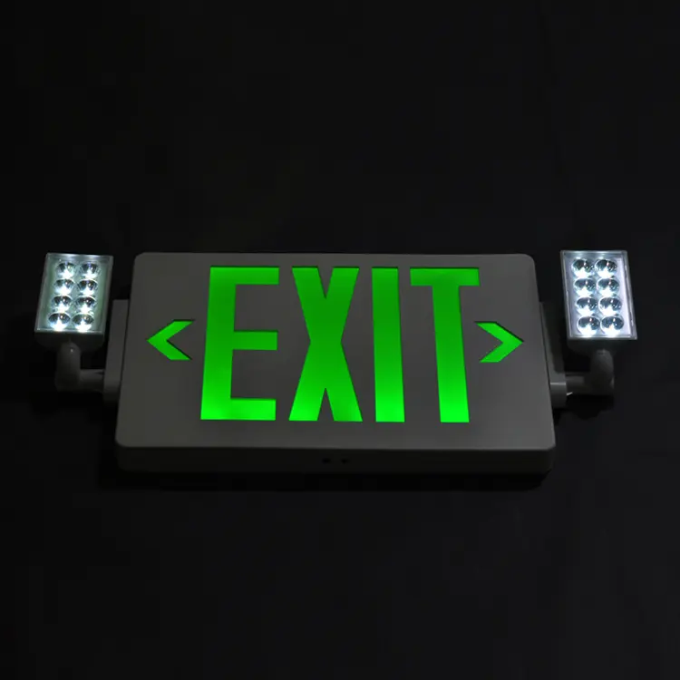UL 나열된 출구 램프 JLECD2GW 에 대한 벽 마운트 출구 표시