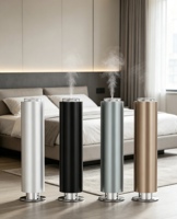 Diffuseur de parfum d'hôtel 7000m³ Machine d'aromathérapie de luxe avec application BT, minuterie, nébulisation à air froid sans eau, 1000ml, en aluminium, sur pied