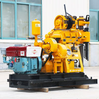 Petite pompe hydraulique diesel et moteur, équipement de forage de puits d'eau portable et léger avec une profondeur maximale de 200 m