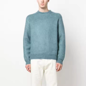 <span class=keywords><strong>Pull</strong></span> en tricot en mohair pour hommes avec logo personnalisé <span class=keywords><strong>Pull</strong></span> en coton, laine et cachemire <span class=keywords><strong>Pull</strong></span> en <span class=keywords><strong>alpaga</strong></span> pour hommes - Product Image 4