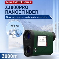 Télémètre laser Rxiry X3000PRO pour la tactique et les activités de plein air avec une portée de 3000 m, zoom 7x, précision de 0,1 m, double affichage OLED et LCD