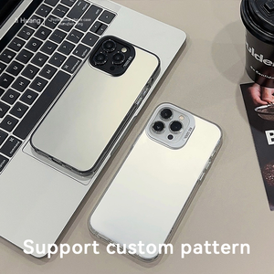 เคสโทรศัพท์ TPU นิ่มกันกระแทกกรอบกระจกอะคริลิคสำหรับ iPhone 7 <span class=keywords><strong>8</strong></span> 11 12 13 14 15 16 x XR XS PRO MAX - Product Image 3