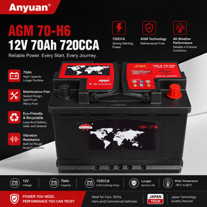 <span class=keywords><strong>Batterie</strong></span> automobile AGM 12V 70Ah 670CCA sans entretien, <span class=keywords><strong>batterie</strong></span> de démarrage et d'arrêt pour SUV et voitures particulières - Product Image 4