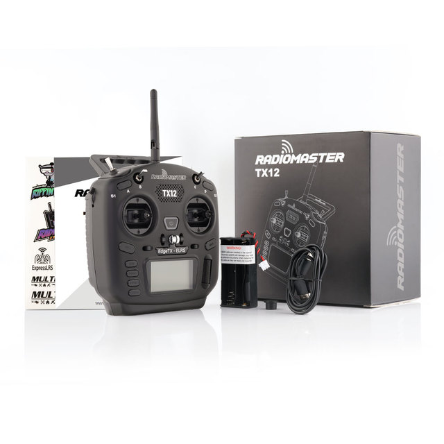 Radiomaster TX12 MKII ELRS Mark 2 EdgeTX Fixed Code 16CH Multi-Module Compatible Control Radio Transmitter