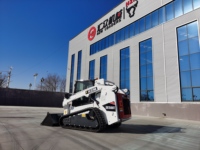 1,5 tonne de roue diesel chinoise Chine Skid Steer chargeur avec piste