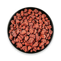 Roches volcaniques poreuses rouges et noires en vrac de source minère pour importateurs d'aquariums et distributeurs de matériaux horticole