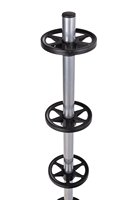 Support de rangement mobile à 4 roues, organisateur de pneus pour atelier de garage, support d'arbre à 4 roues, vente en gros