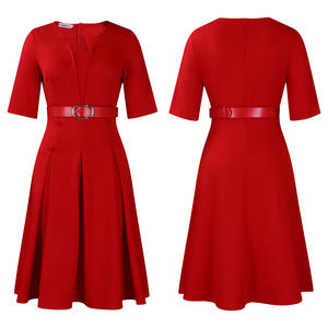 3 colori Africa <span class=keywords><strong>abiti</strong></span> estivi <span class=keywords><strong>donna</strong></span> manica corta stampa floreale a trapezio lunghezza <span class=keywords><strong>ufficio</strong></span> da <span class=keywords><strong>donna</strong></span> vestito Casual - Product Image 6