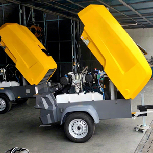 Винтовой воздушный компрессор Atlas Copco XAS88 XATS800 для строительных работ, с дизельным двигателем - Product Image 1