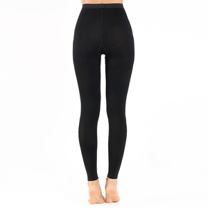 Collants de compression en nylon <span class=keywords><strong>noir</strong></span> gradué Offre Spéciale 20-30 mmHg à bout ouvert pour varices - Product Image 6