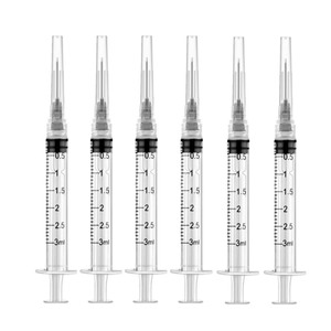 Seringues jetables personnalisées avec logo, emballées individuellement, 1 ml, 3 ml, 5 ml, 10 ml, faible MOQ, échantillon rapide 1 cc, 3 cc, 5 cc, 10 cc - Product Image 1