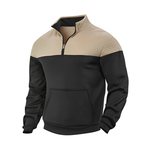 Sudadera personalizada con media cremallera y diseño ligero para capas superpuestas, ideal para minoristas de artículos deportivos. - Product Image 1