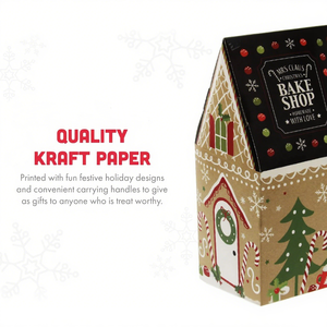 <span class=keywords><strong>Prix</strong></span> de gros Boîte d'emballage créative en papier pour cadeau de Noël en forme de <span class=keywords><strong>maison</strong></span> Boîtes cadeaux décoratives de Noël pour enfants - Product Image 4