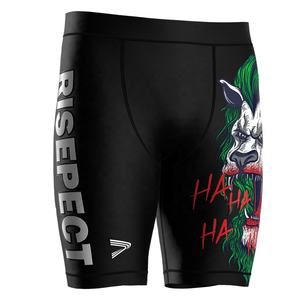 Shorts de sport pour hommes en spandex à sublimation personnalisée, longs, avec compression, shorts de compression pour hommes Bjj - Product Image 2